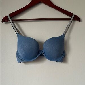 Victoria’s Secret Blue Perfect Shape Bra with Adjustable Straps 32C